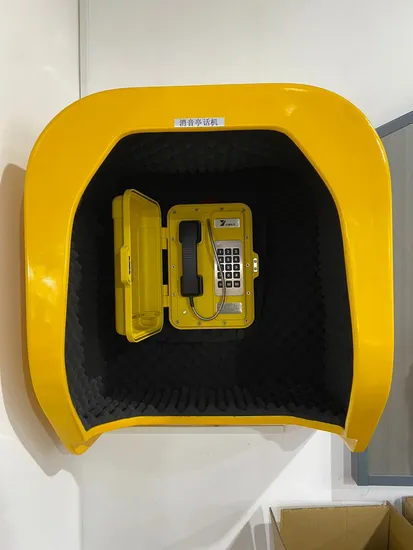 Industrial Telephone Acoustic Hood Soundproof Pod Anti-Noise Phone Booth